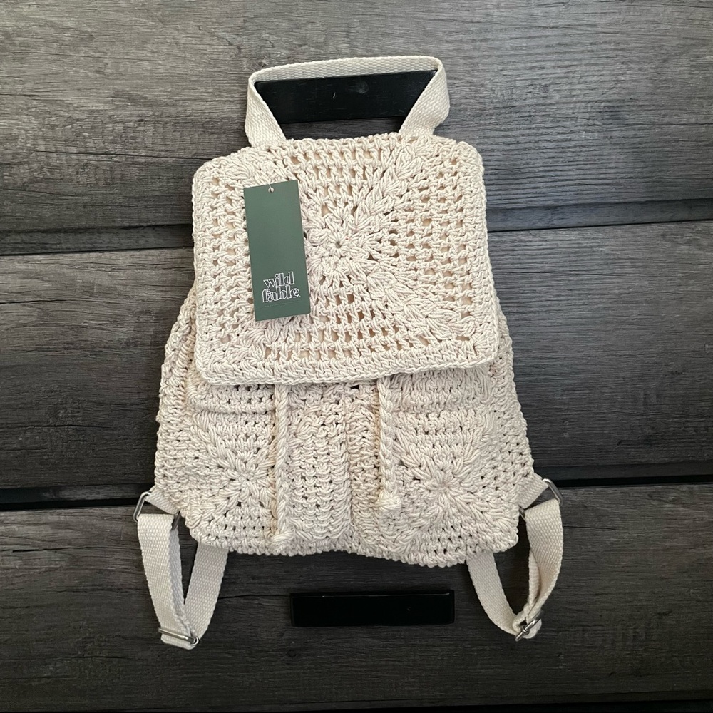 Wild Fable Crochet Backpack